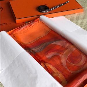 Hermès Bouclerie d’Attelage Shawl 140cm